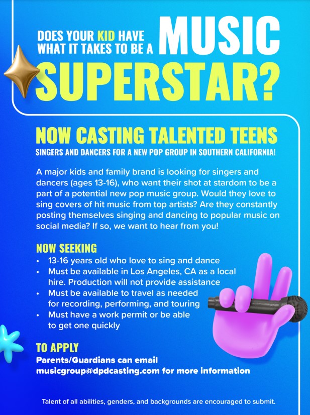 Casting Music Superstar
