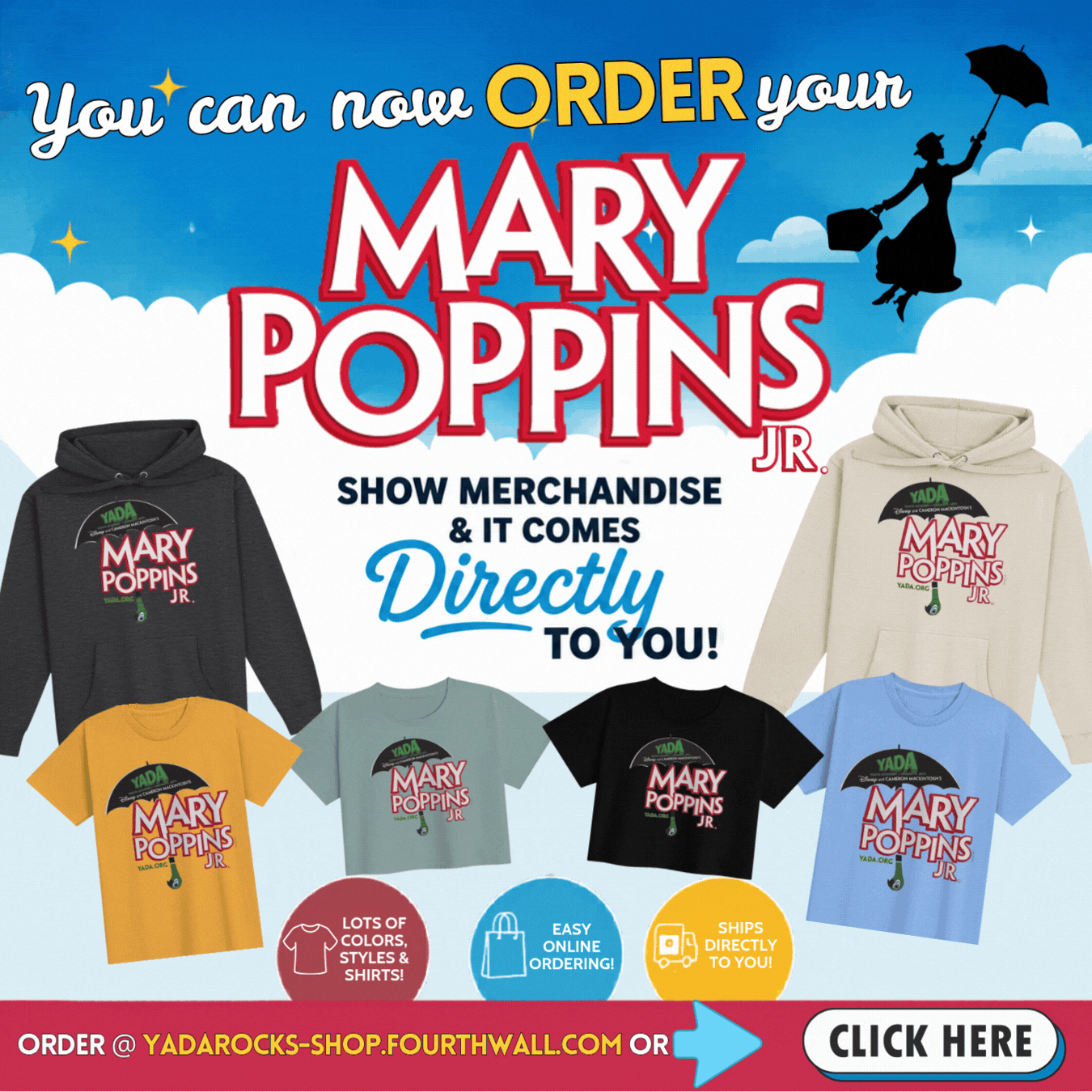 YADA Mary Poppins Merchandise Fourthwall