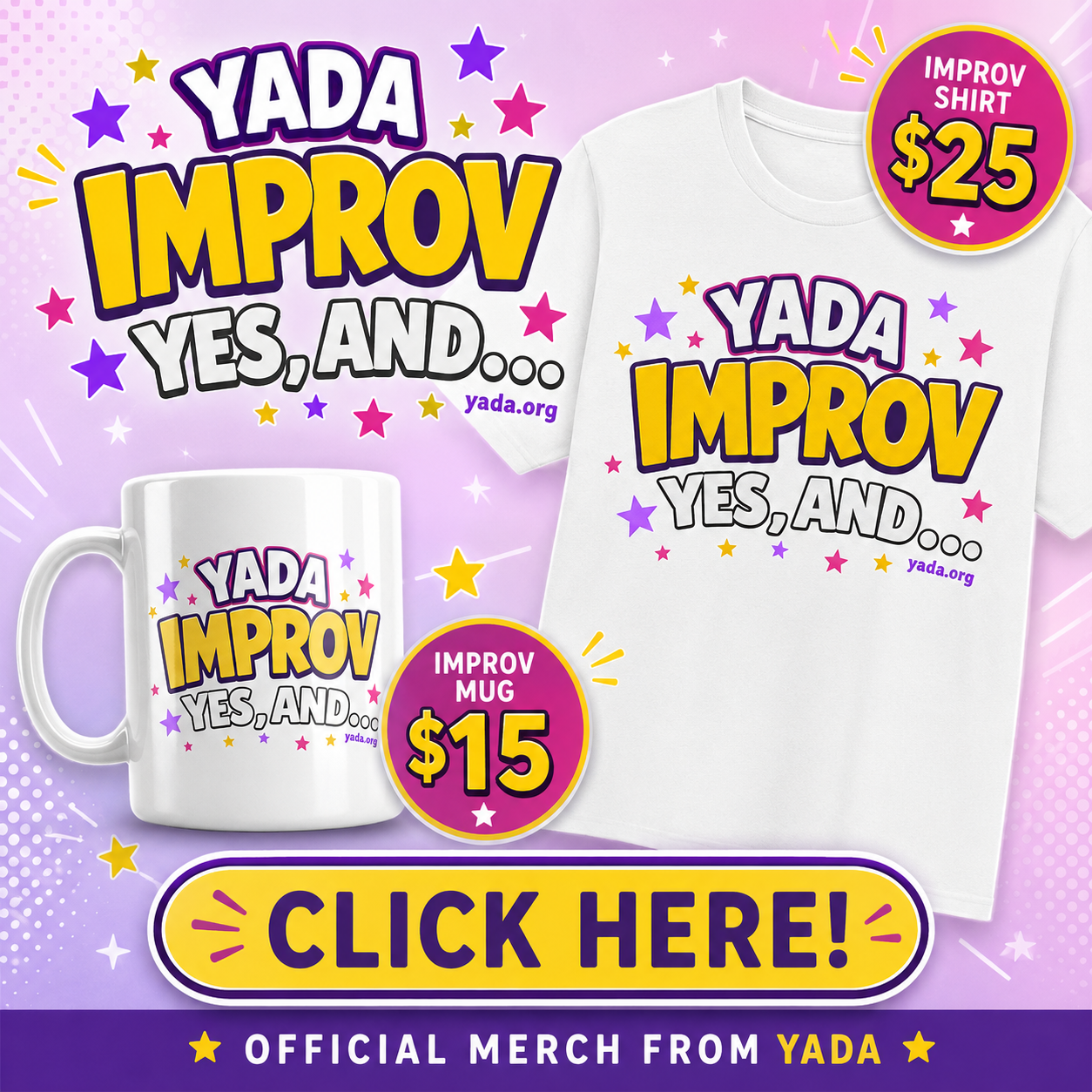 Improv Merch Shirt and Mug (1)